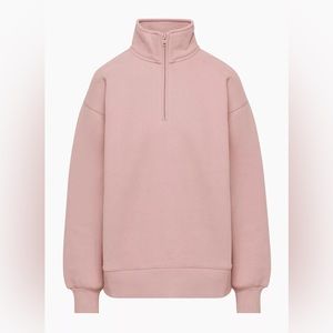 TNA Polar 1/4 Zip Sweater- Size Medium in Soft Orchid